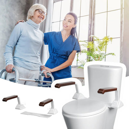 Barre d'appui de salle de bain robuste avec poignées de soutien
