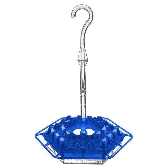 Hummingbird Feeder with Ant Moat for Outdoor Garden – 30 Flower Ports, Weather Resistant, Easy Fill Design for Backyard Bird Feeding