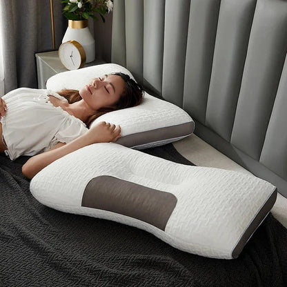 Oreiller orthopédique confortable pour le soutien de la nuque et de la tête