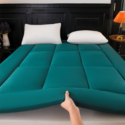Surmatelas à plateau-coussin avec poches profondes, surmatelas moelleux lavable en machine, surmatelas pour chambre d'amis