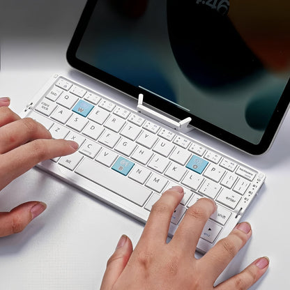Clavier Bluetooth pliable compact avec support