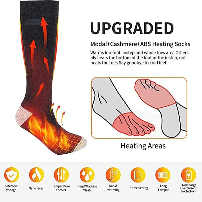 Chaussettes thermiques chaudes pour l'hiver