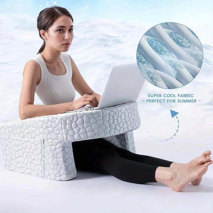 Oreiller de lecture confortable avec dossier et accoudoirs