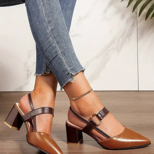 High Heel Ankle Strap Sandals for Women - Ortekor