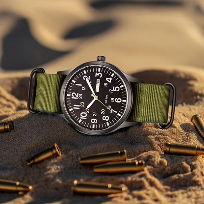 Montre de sport pour homme robuste et résistante à l'eau