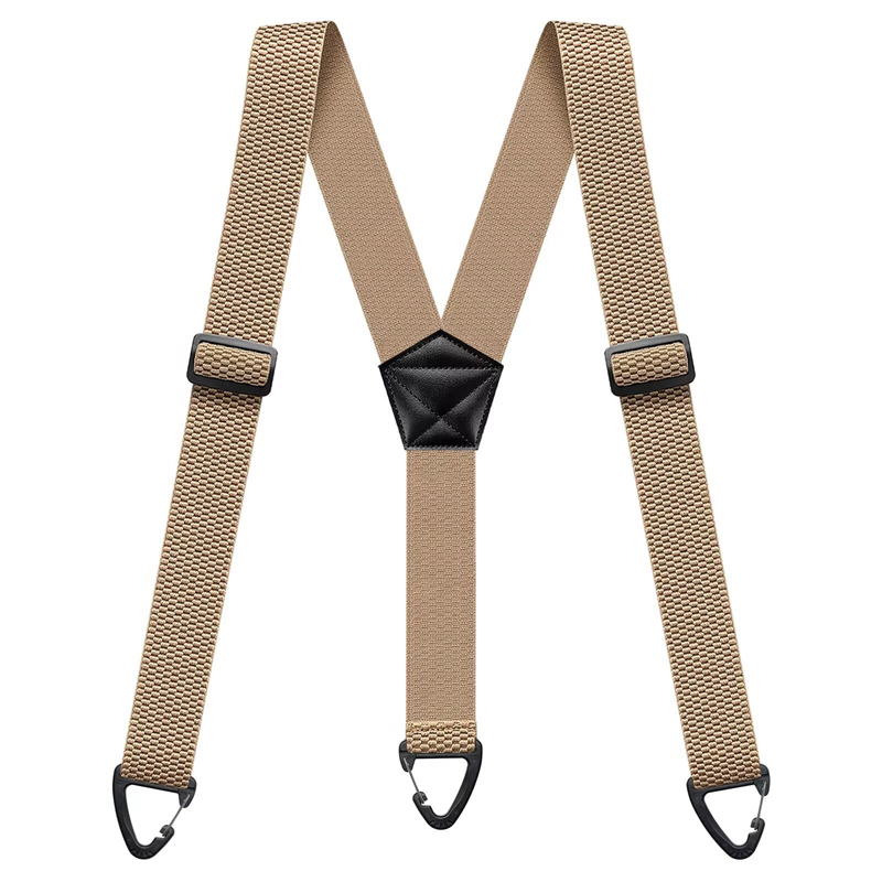 Adjustable Work Suspenders with Metal Clips – X-Back & Y-Back Designs for Men