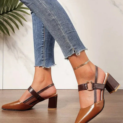 Sandales à talons hauts avec bride cheville pour femme