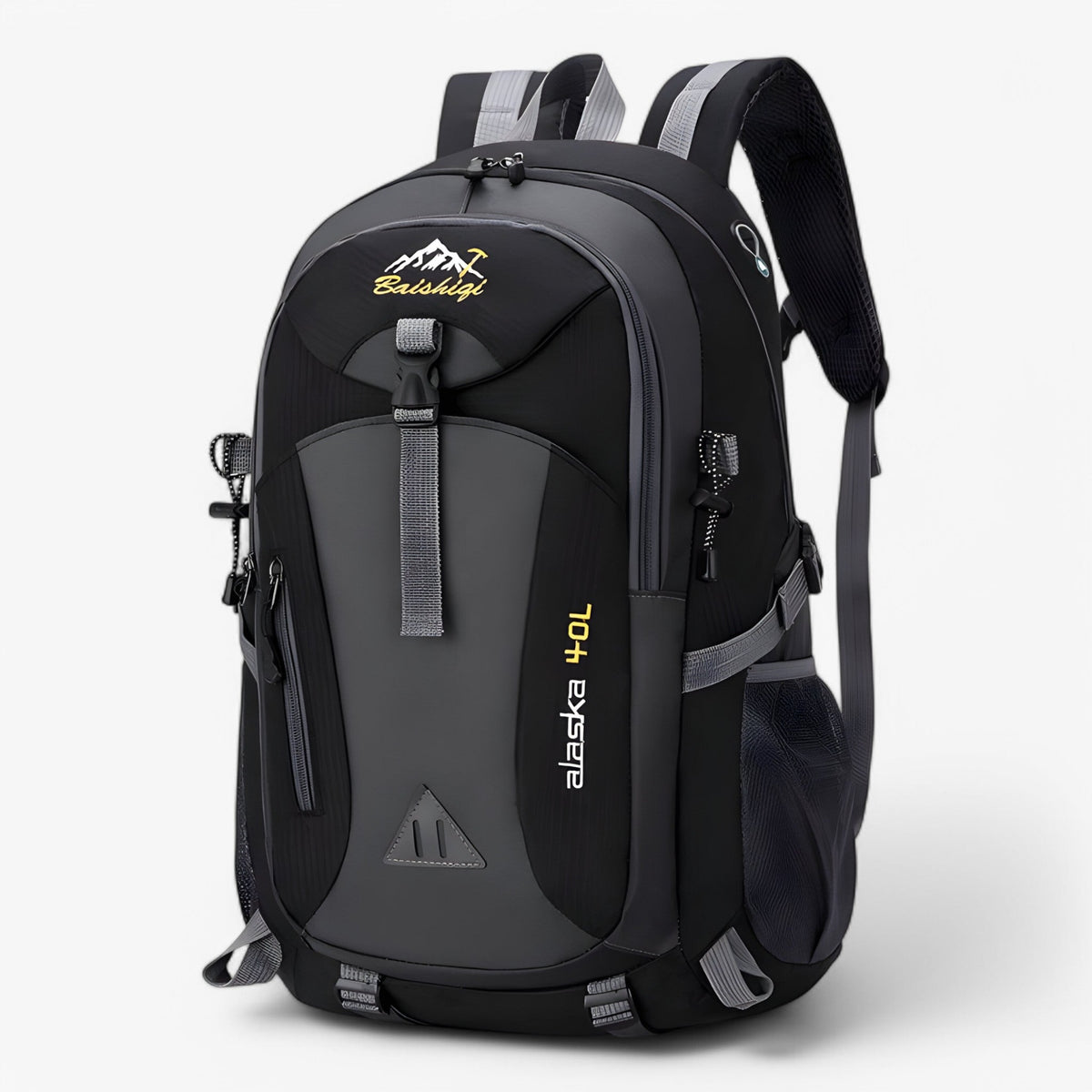 Prêt pour l'aventure | Sac à dos de voyage imperméable | Confort ergonomique pour la randonnée et l'usage quotidien