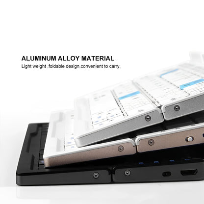 Clavier Bluetooth pliable compact avec support