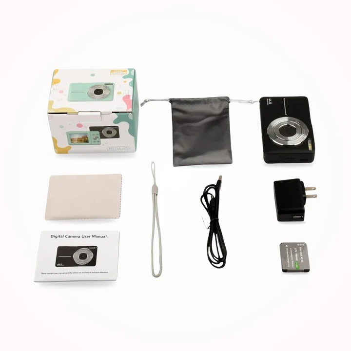 Mini appareil photo numérique rétro classique avec écran LCD