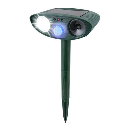 Lampe solaire répulsive pour animaux d'extérieur