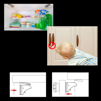 Serrures magnétiques de sécurité enfant pour placards