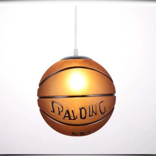 Kids Sports Flush Mount Light 12-Inch Dimmable LED Glass Fixture Basketball Football Theme Bedroom Playroom Boys Girls Room Decor Overhead L