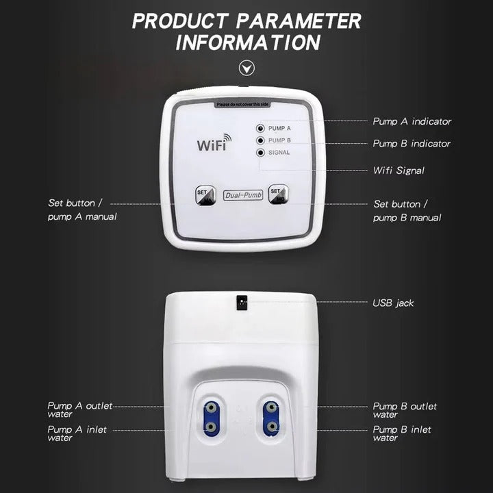 Kit d'arrosage automatique Smart Garden avec 20 goutteurs