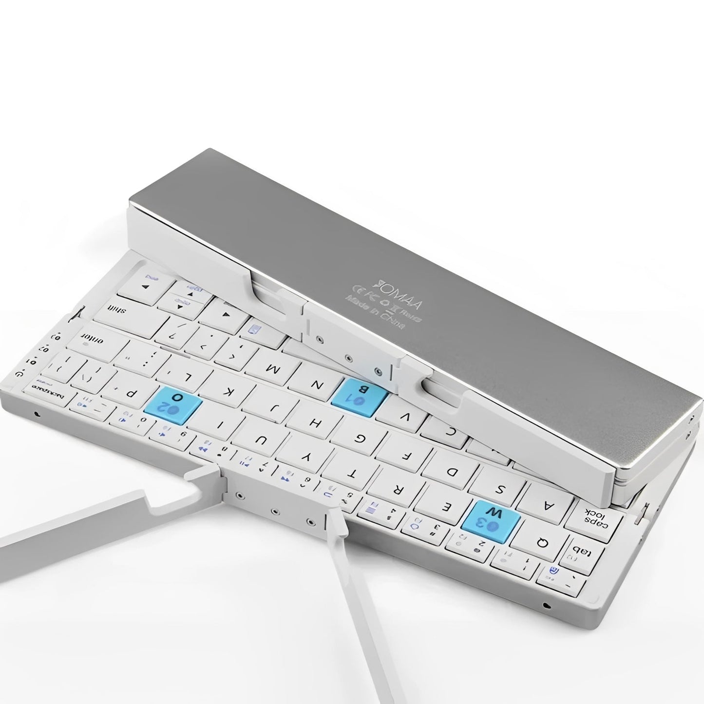 Clavier Bluetooth pliable compact avec support