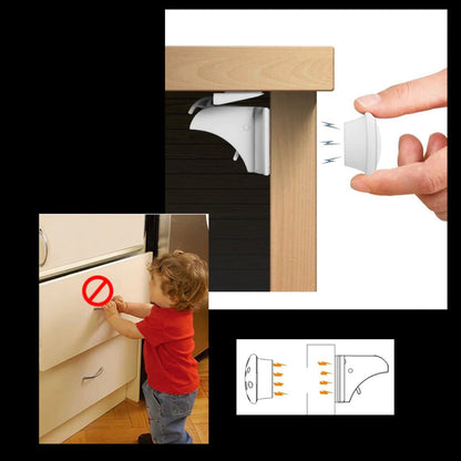 Serrures magnétiques de sécurité enfant pour placards
