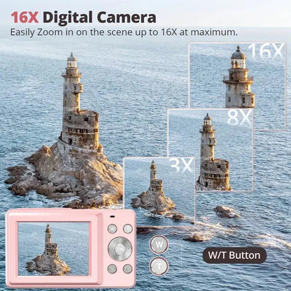 Mini appareil photo numérique rétro classique avec écran LCD
