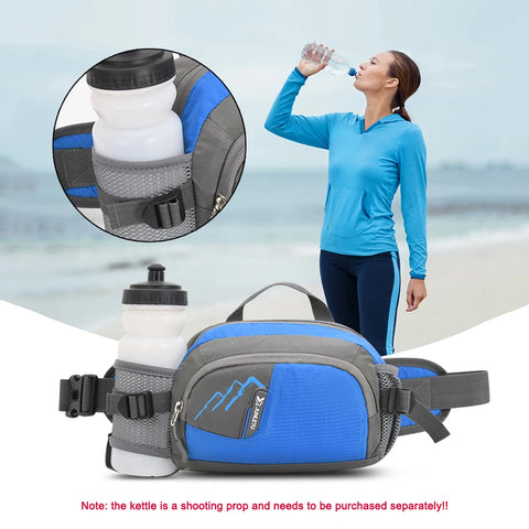 Vega | Sport Hip Bag with Adjustable Bottle Holder for Active Lifestyle