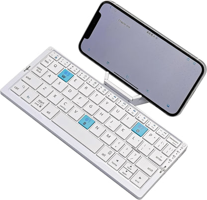 Clavier Bluetooth pliable compact avec support