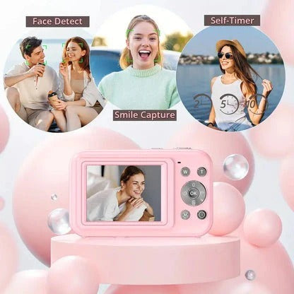 Mini appareil photo numérique rétro classique avec écran LCD