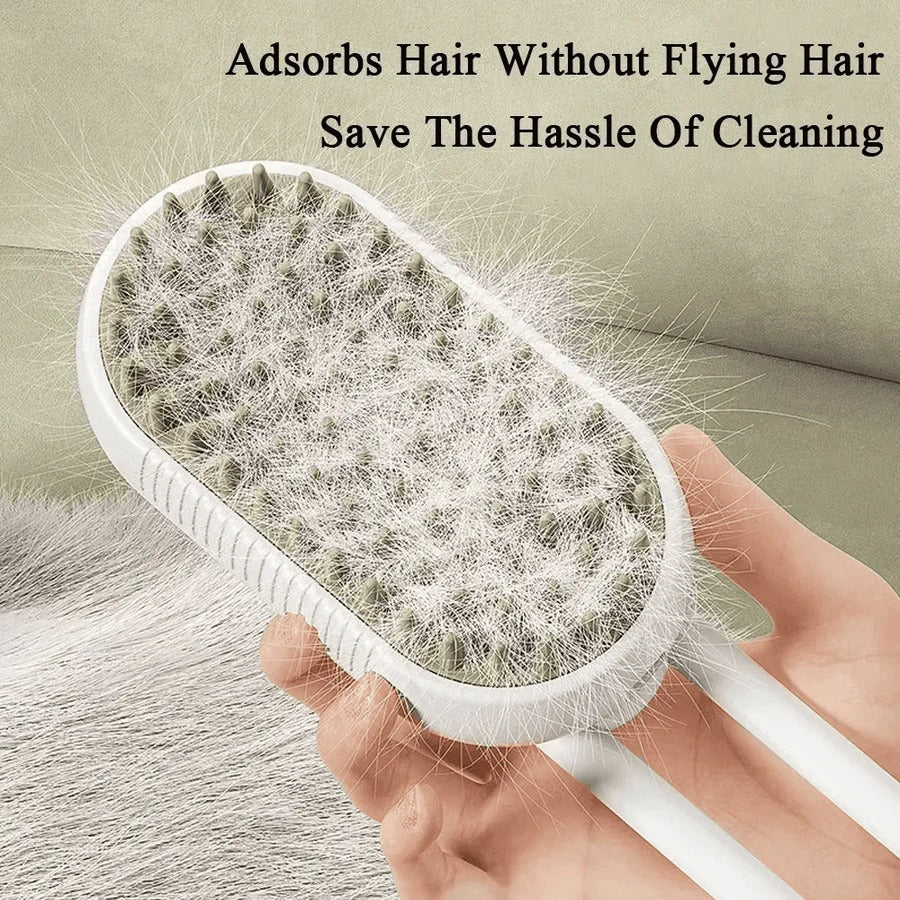 Trousse de toilettage pour animaux de compagnie avec vapeur et outil démêlant