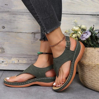 Women's Orthotic Comfortable Walking Sandals with Soft Insoles - Ortekor