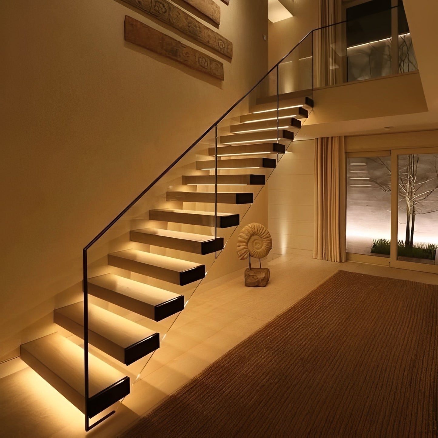 Bande LED automatisée avec effet de lumière blanc chaud