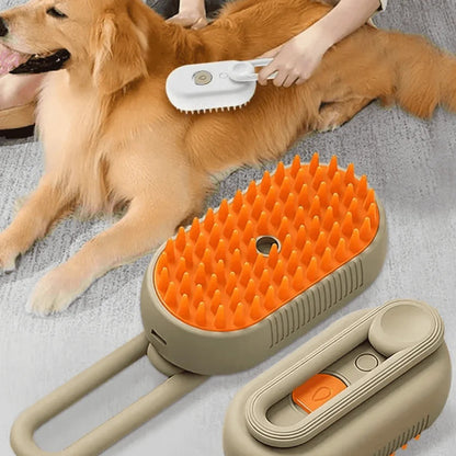Trousse de toilettage pour animaux de compagnie avec vapeur et outil démêlant