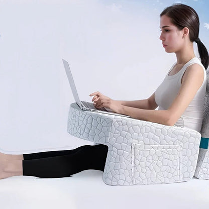 Oreiller de lecture confortable avec dossier et accoudoirs