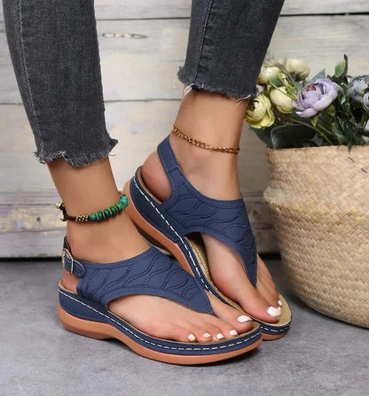 Sandales orthopédiques confortables pour femmes avec semelles souples