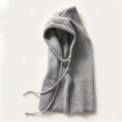 Bonnet en cachemire chaud et douillet avec bord côtelé doux