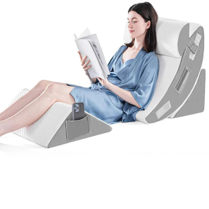 Comfortable 4 Piece Bed Support Pillow Set - Ortekor