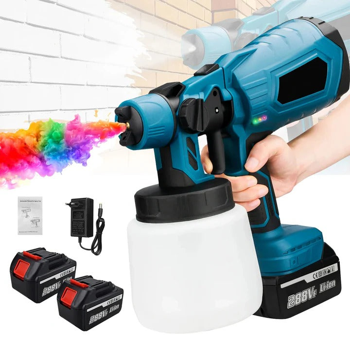 Pistolet à peinture électrique portable avec buse réglable