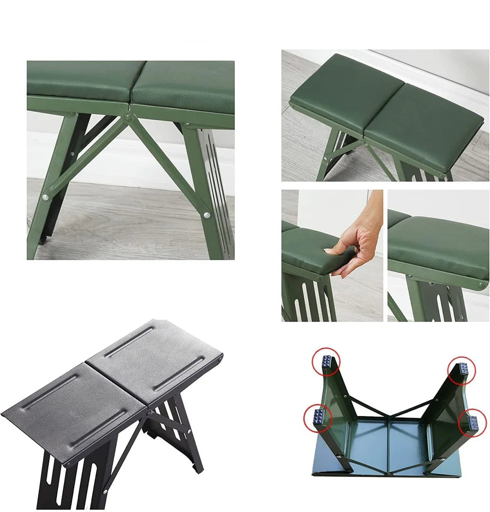 FlexSeat | Lightweight Folding Chair with Adjustable Back Support | Perfect for Camping and Outdoor Activities