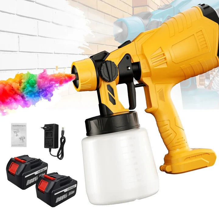 Pistolet à peinture électrique portable avec buse réglable
