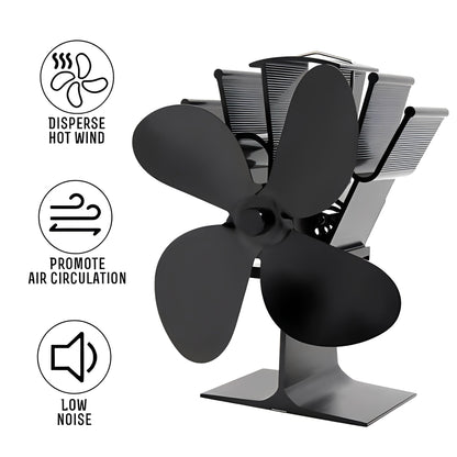 Ventilateur de cheminée efficace alimenté par la chaleur