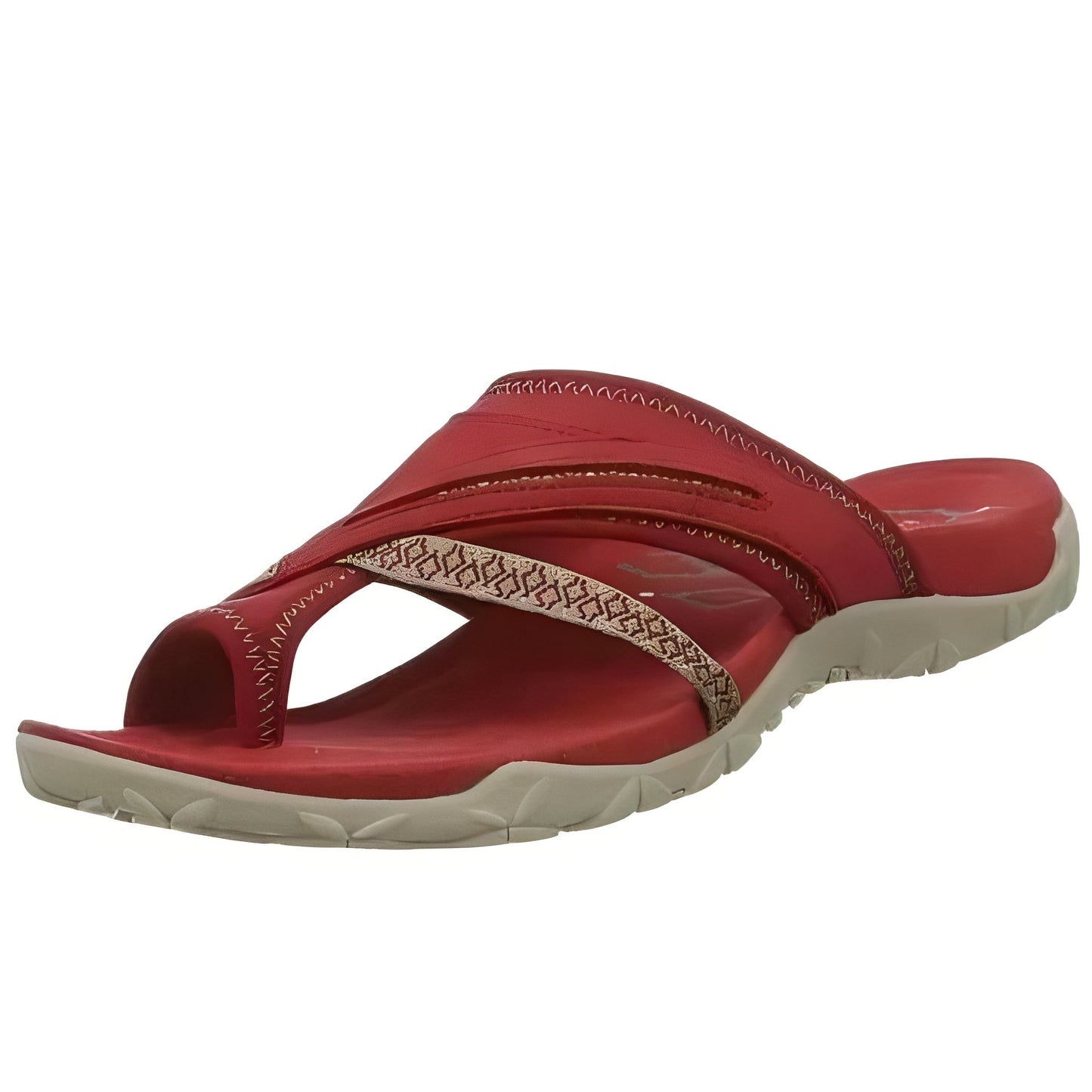 Sandales Confortables à Boucle en Synthétique pour Femme