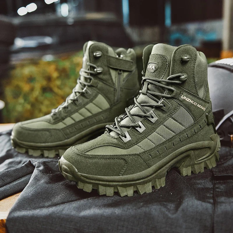Bottes de neige thermiques imperméables pour hommes avec semelles intérieures isolantes