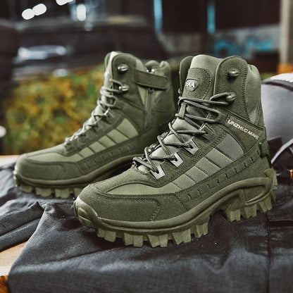 Bottes de neige thermiques imperméables pour hommes avec semelles intérieures isolantes