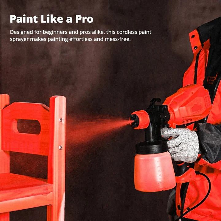 Pistolet à peinture électrique portable avec buse réglable