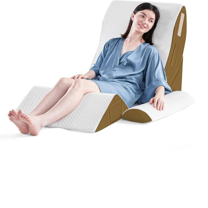Ensemble de 4 oreillers de soutien de lit confortables
