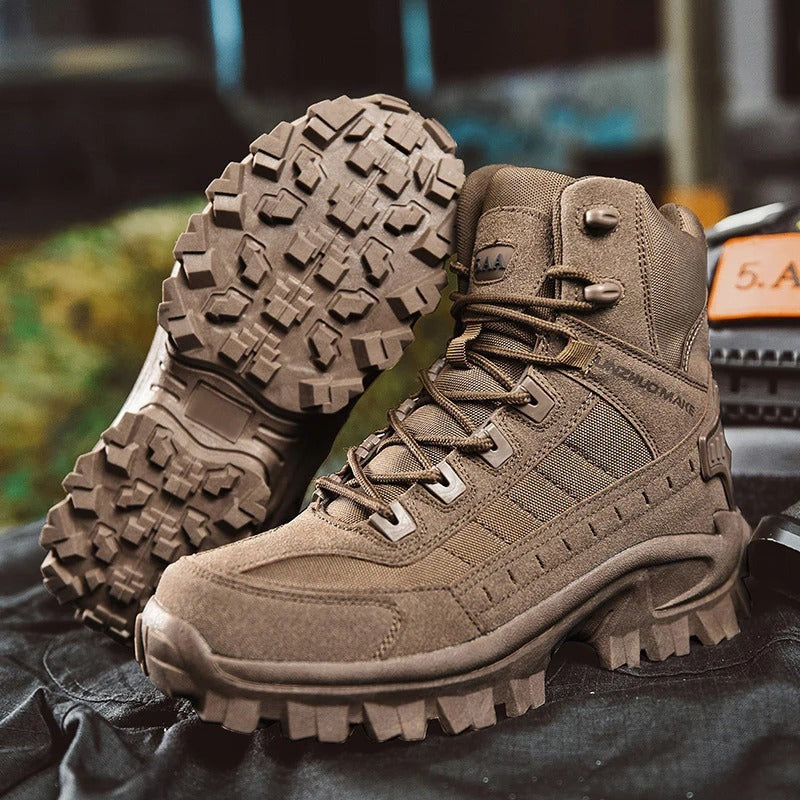 Bottes de neige thermiques imperméables pour hommes avec semelles intérieures isolantes
