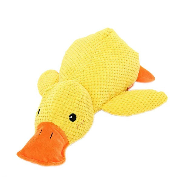 Durable Rubber Duck Dog Toy with Squeaker - Ortekor