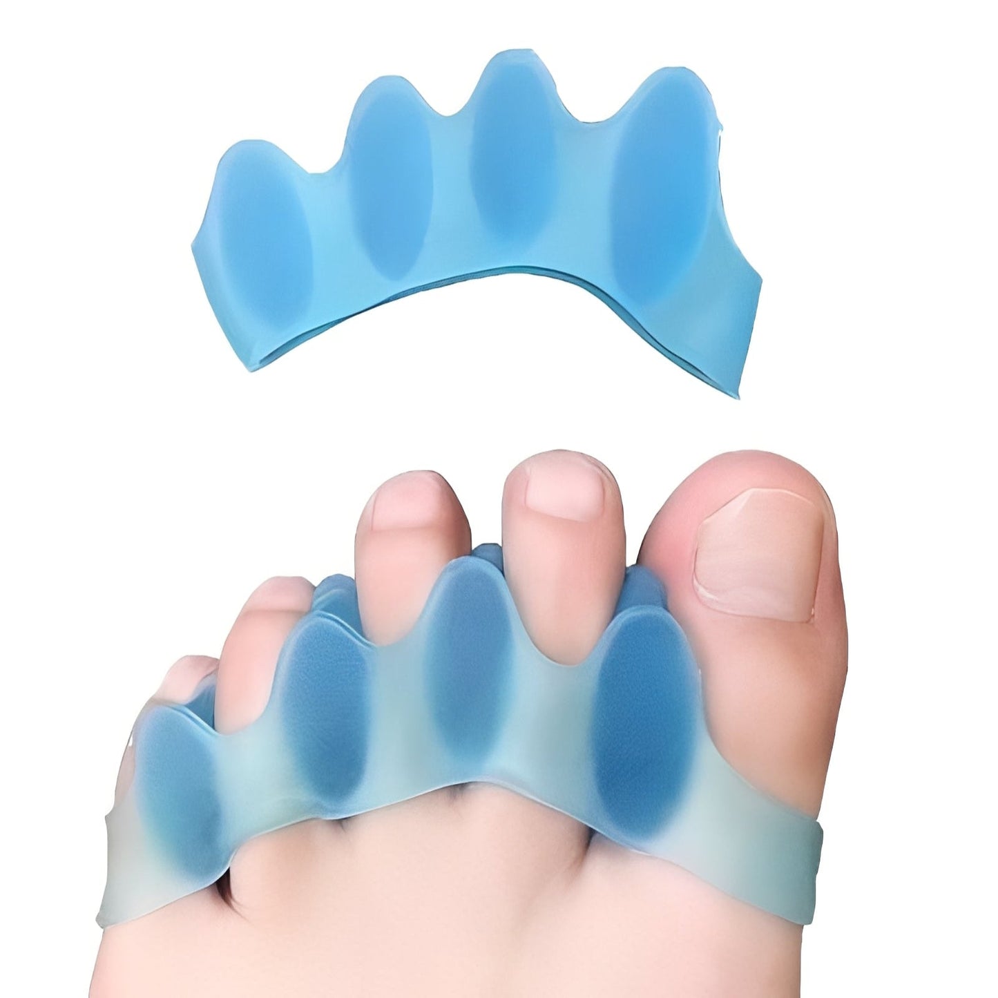 Bandes orthopédiques séparatrices d'orteils en gel
