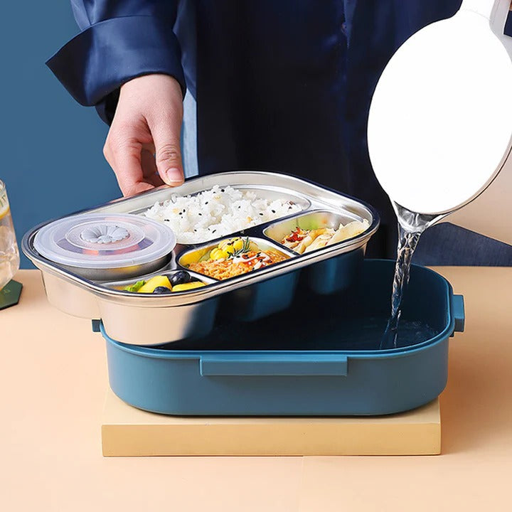 Boîte à lunch en acier inoxydable qui garde les aliments frais
