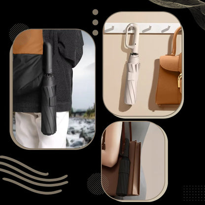 Parapluie de tempête compact et imperméable