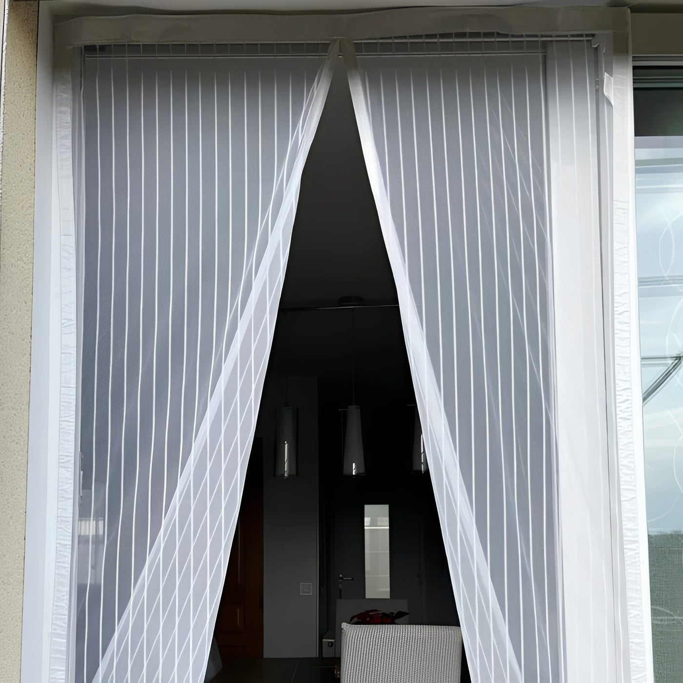 Moustiquaire de porte magnétique pour la protection contre les insectes