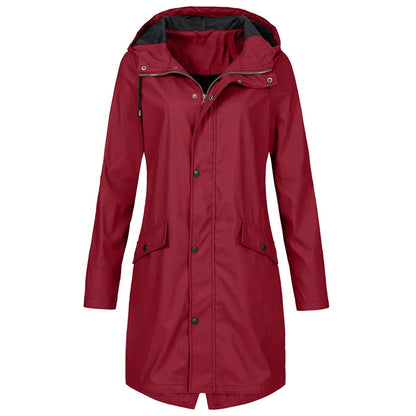 Imperméable respirant et résistant à l'eau pour femme