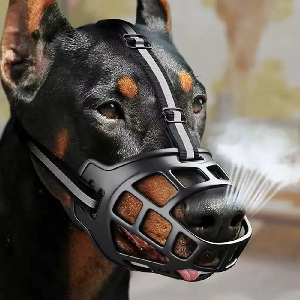 Comfortable Pet Muzzle with Flexible Fitting Straps - Ortekor