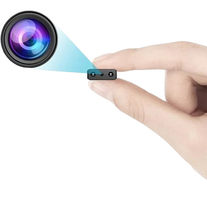 Compact WiFi Security Camera 1080p HD Motion Detection Night Vision Remote Monitor for Home Nursery Pet Surveillance Indoor Covert Recording